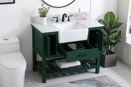 Elegant™ VF60142GN-BS Bathroom Vanity - Green