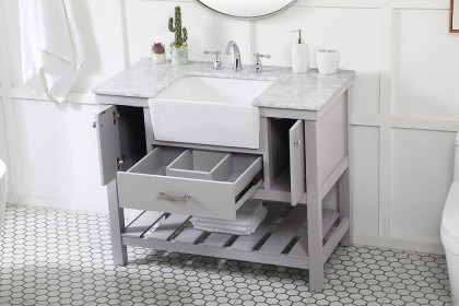 Elegant™ VF60142GR Bathroom Vanity - Gray