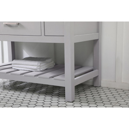 Elegant Bathroom Vanity - Gray (VF60142GR)