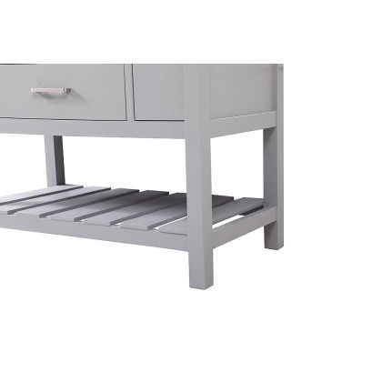 Elegant Bathroom Vanity - Gray (VF60142GR-BS)