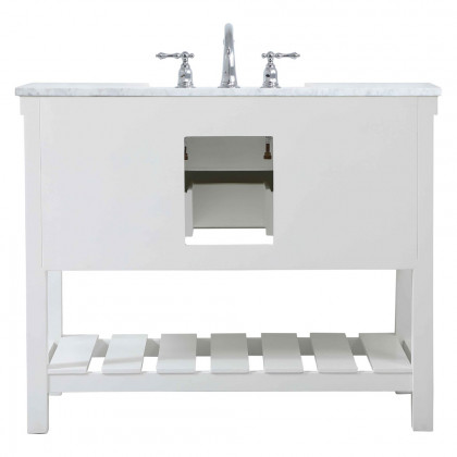 Elegant Bathroom Vanity - White (VF60142WH)
