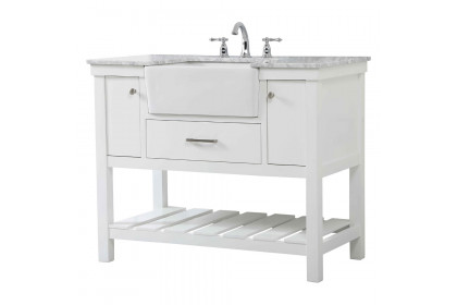 Elegant™ VF60142WH Bathroom Vanity - White