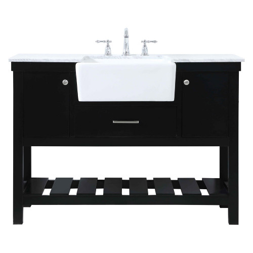 Elegant Bathroom Vanity - Black (VF60148BK)