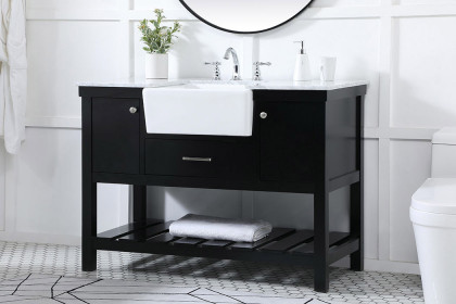 Elegant™ VF60148BK Bathroom Vanity - Black