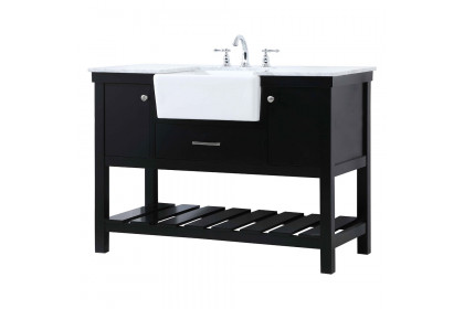 Elegant™ VF60148BK Bathroom Vanity - Black