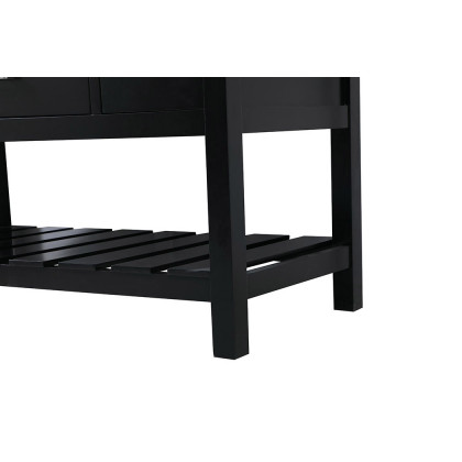 Elegant Bathroom Vanity - Black (VF60148BK-BS)
