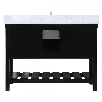 Elegant Bathroom Vanity - Black (VF60148BK-BS)