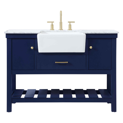 Elegant Bathroom Vanity - Blue (VF60148BL)