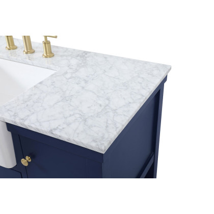 Elegant Bathroom Vanity - Blue (VF60148BL)