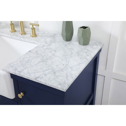 Elegant Bathroom Vanity - Blue (VF60148BL)
