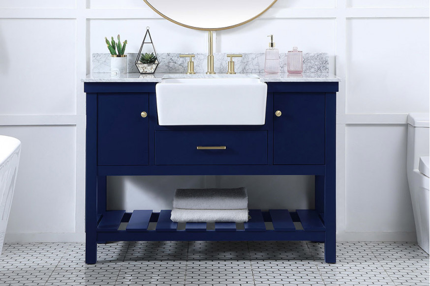Elegant™ VF60148BL-BS Bathroom Vanity - Blue