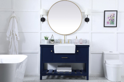 Elegant™ VF60148BL-BS Bathroom Vanity - Blue