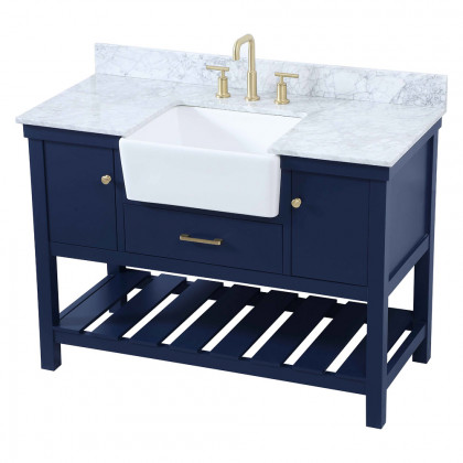 Elegant Bathroom Vanity - Blue (VF60148BL-BS)