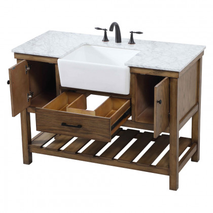 Elegant Bathroom Vanity - Driftwood (VF60148DW)