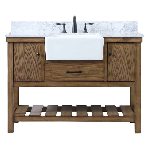 Elegant Bathroom Vanity - Driftwood (VF60148DW-BS)