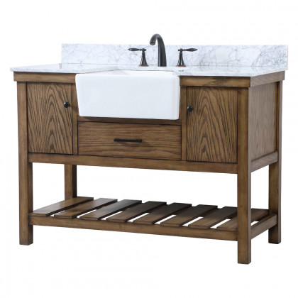 Elegant Bathroom Vanity - Driftwood (VF60148DW-BS)