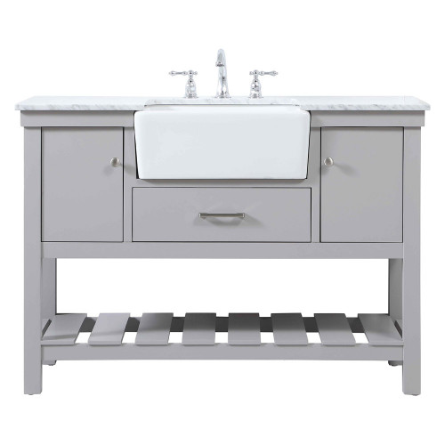 Elegant Bathroom Vanity - Gray (VF60148GR)