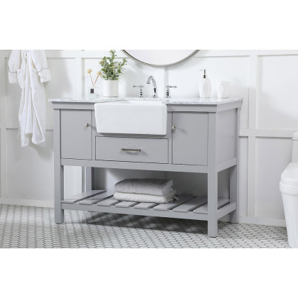 Elegant Bathroom Vanity - Gray (VF60148GR)