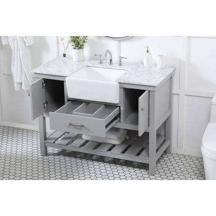 Elegant Bathroom Vanity - Gray (VF60148GR)