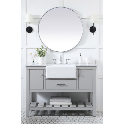 Elegant Bathroom Vanity - Gray (VF60148GR)
