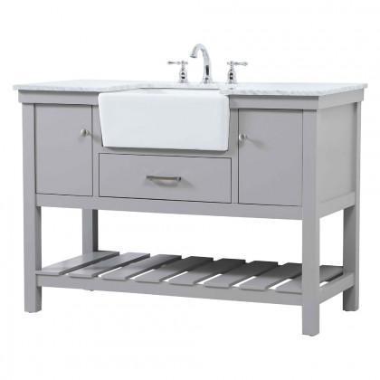 Elegant Bathroom Vanity - Gray (VF60148GR)
