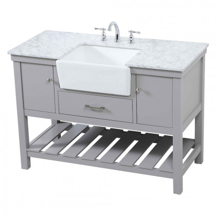 Elegant Bathroom Vanity - Gray (VF60148GR)