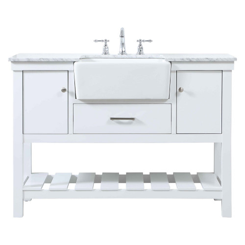 Elegant Bathroom Vanity - White (VF60148WH)