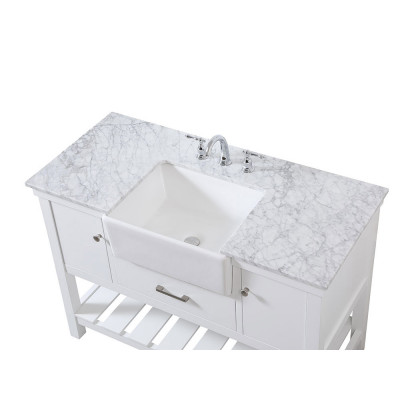 Elegant Bathroom Vanity - White (VF60148WH)