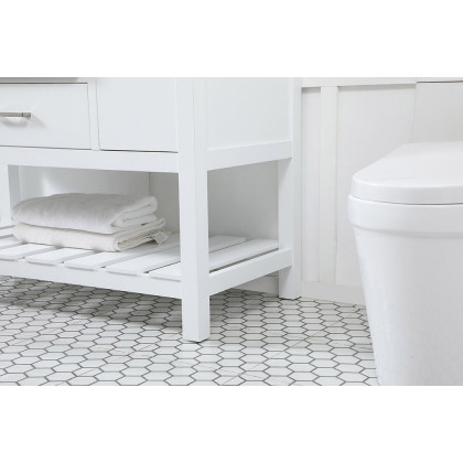 Elegant Bathroom Vanity - White (VF60148WH)