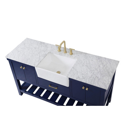 Elegant Bathroom Vanity - Blue (VF60160BL)