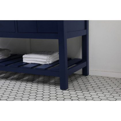 Elegant Bathroom Vanity - Blue (VF60160BL)