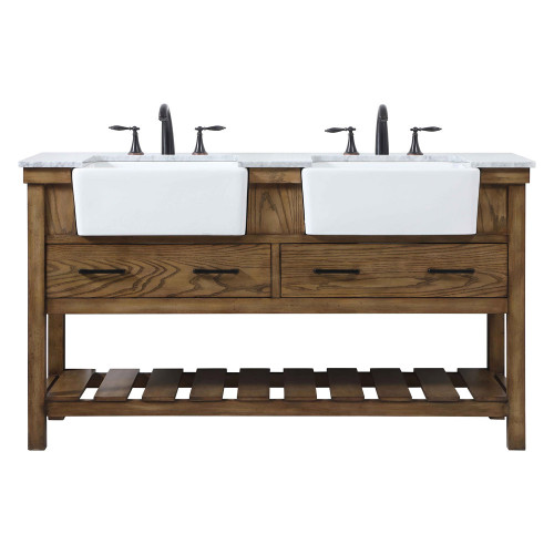 Elegant Bathroom Vanity - Driftwood (VF60160DDW)