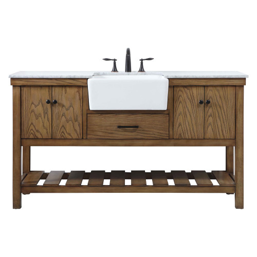 Elegant Bathroom Vanity - Driftwood (VF60160DW)