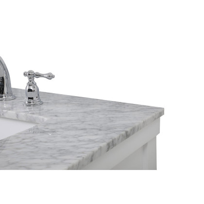 Elegant Bathroom Vanity - White (VF60160DWH)