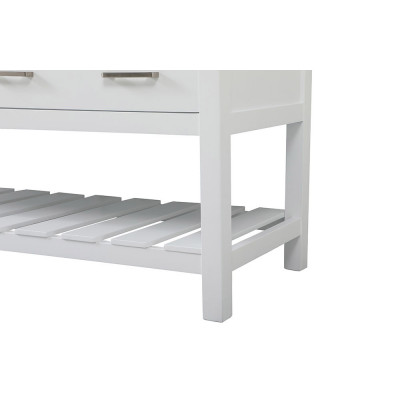 Elegant Bathroom Vanity - White (VF60160DWH)