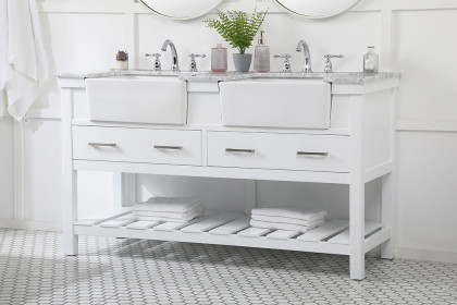 Elegant™ VF60160DWH Bathroom Vanity - White