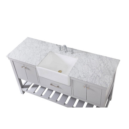 Elegant Bathroom Vanity - Gray (VF60160GR)