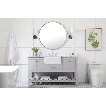 Elegant Bathroom Vanity - Gray (VF60160GR)