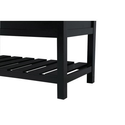 Elegant Bathroom Vanity - Black (VF60172DBK)