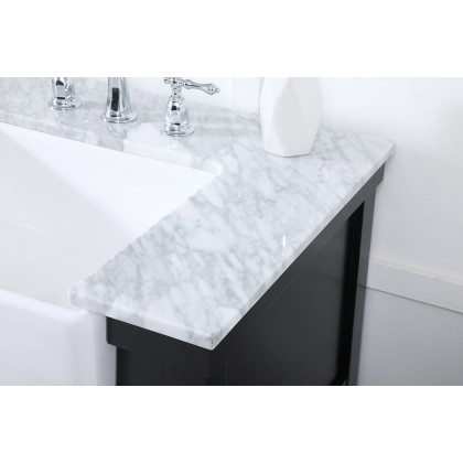 Elegant Bathroom Vanity - Black (VF60172DBK)