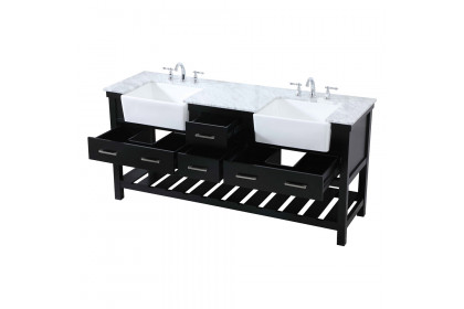 Elegant™ VF60172DBK Bathroom Vanity - Black