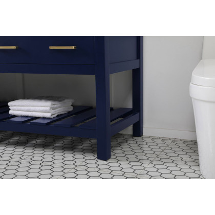 Elegant Bathroom Vanity - Blue (VF60172DBL)