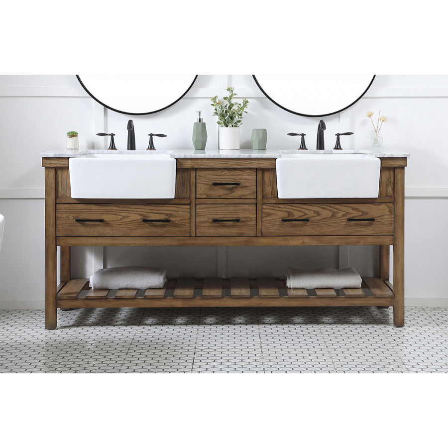 Elegant Bathroom Vanity - Driftwood (VF60172DDW)
