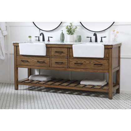 Elegant Bathroom Vanity - Driftwood (VF60172DDW)