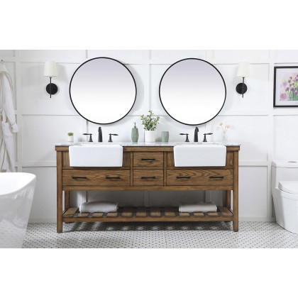 Elegant Bathroom Vanity - Driftwood (VF60172DDW)