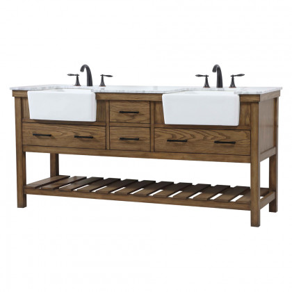 Elegant Bathroom Vanity - Driftwood (VF60172DDW)