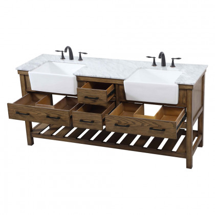 Elegant Bathroom Vanity - Driftwood (VF60172DDW)