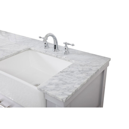 Elegant Bathroom Vanity - Gray (VF60172DGR)