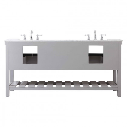 Elegant Bathroom Vanity - Gray (VF60172DGR)