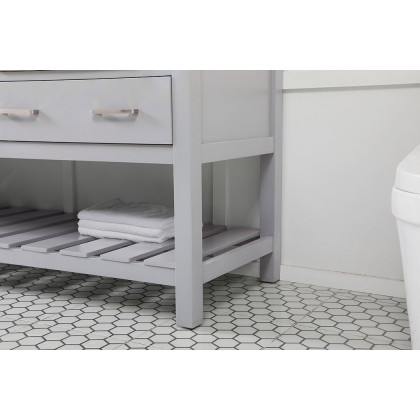 Elegant Bathroom Vanity - Gray (VF60172DGR)